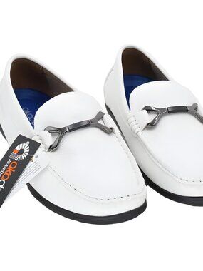 Akademiks Ogden Men's Slip-On Loafers White 7M